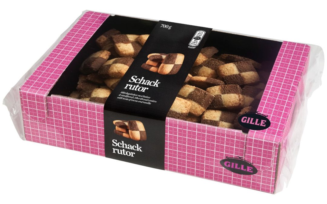 New from Gille! Chess Cookies, family-size pack
