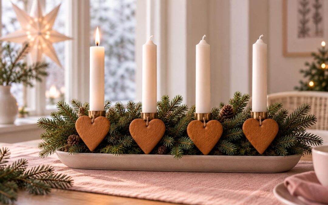 Pepparkaksadventsljus